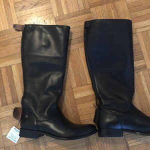 Frye Black Leather Tall Boots (9.5M)